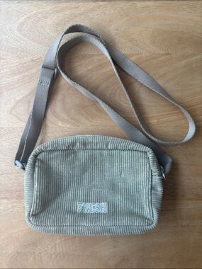LEVIS Beige Corduroy Crossbody Belt Bag
